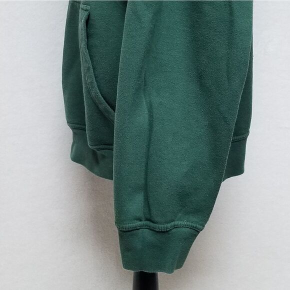 VINTAGE 1990s NFL Green Bay Packers Green Yellow Oversized Pullover Hoodie Large - Picture 12 of 14